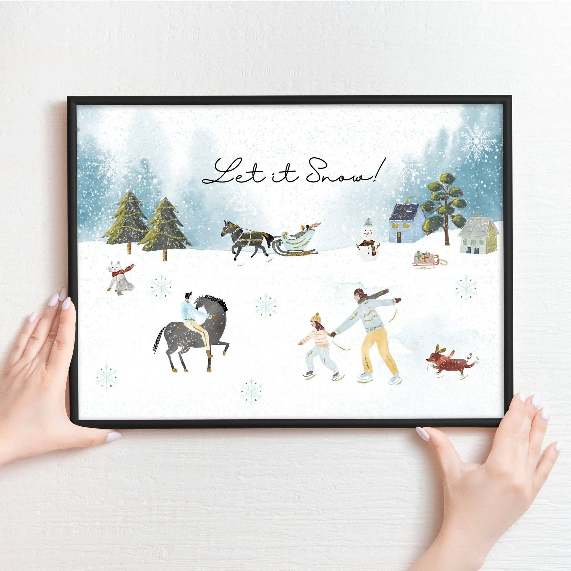 Home decoration of christmas | wall art print About Wall Art