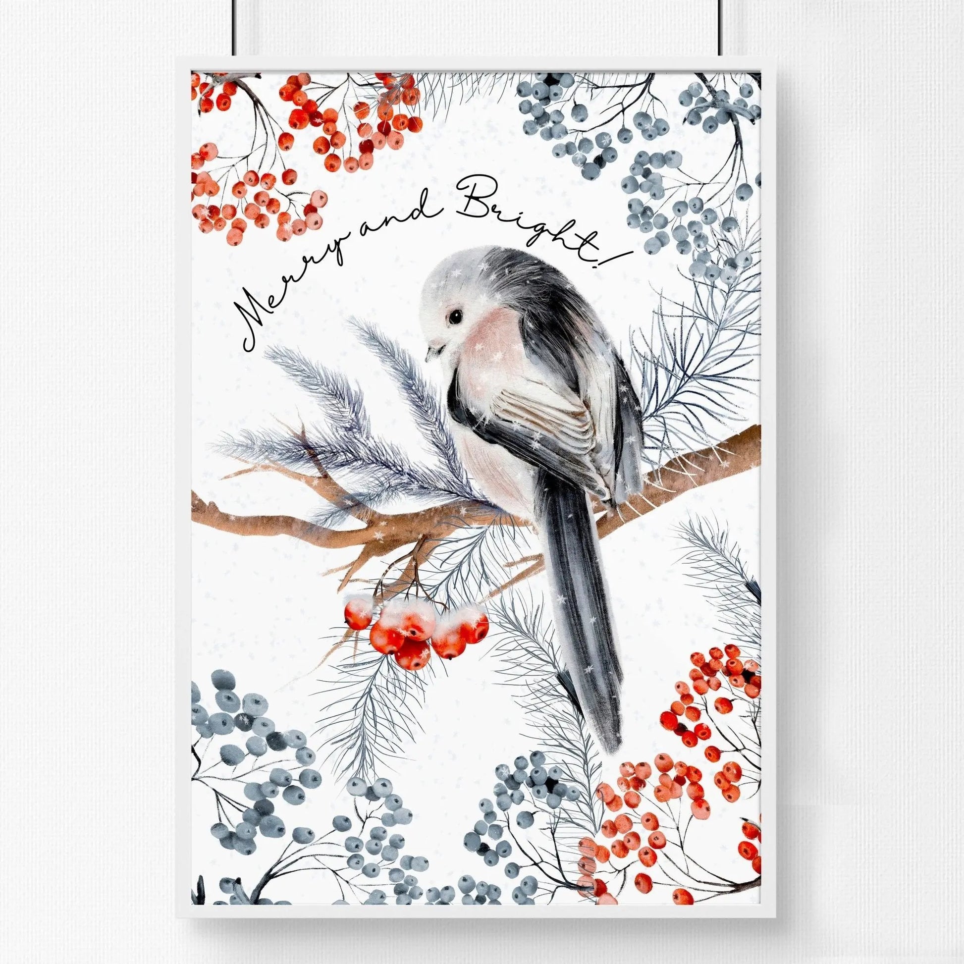 Scandinavian Christmas decoration wall art print About Wall Art