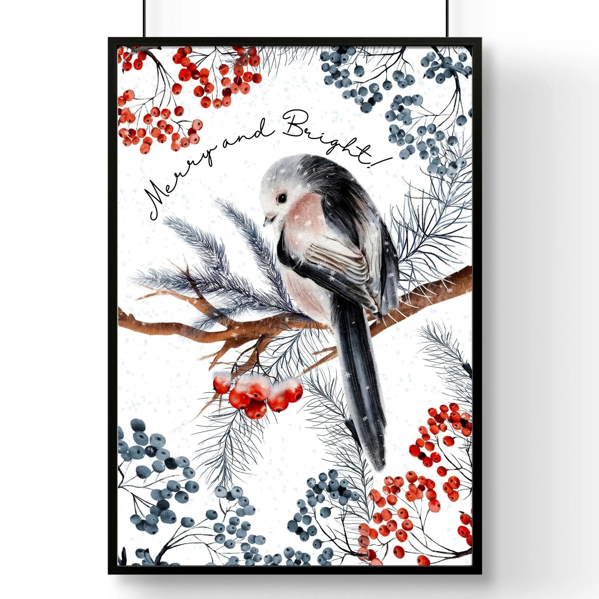 Scandinavian Christmas decoration wall art print About Wall Art