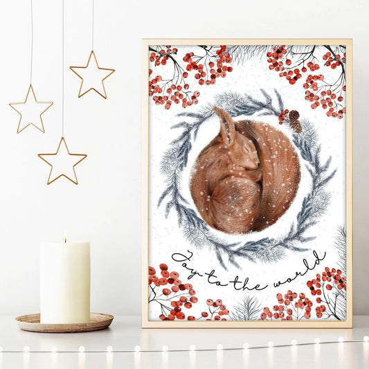 Xmas decorations hanging | Folk Christmas Decor About Wall Art