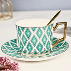 The Edwardian Emerald Bone China Tea Set