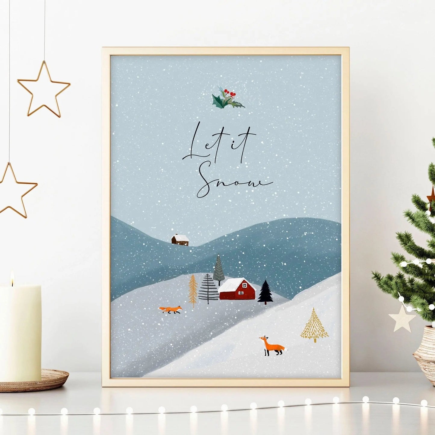 Christmas decor for wall | wall art print About Wall Art