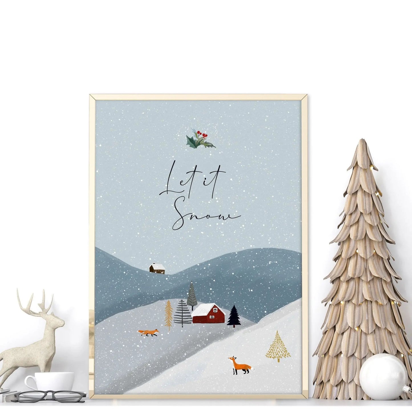 Christmas decor for wall | wall art print About Wall Art